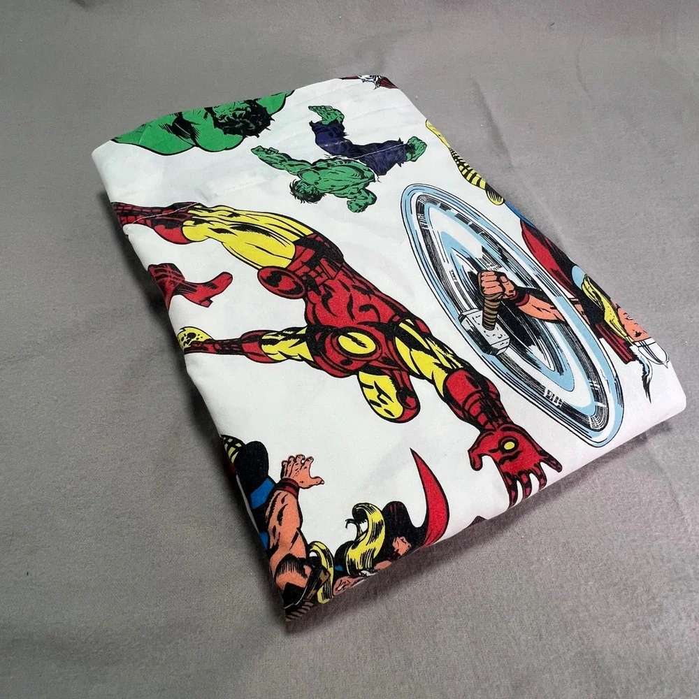Pottery Barn Kids Marvel Avengers Comics Organic Twin Flat Sheet Avengers 2015
